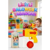 Farbu Oyuncak Köpük Baloncuk Makinası! 3 Parçalı Yanında 500ML Baloncuk Likiti Hediyeli Eğlenceli Oyun Seti - Sarı