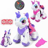 Farbu Oyuncak Kumandalı Romantic Marry Sevimli Oyuncak Unicorn Robot - Pembe
