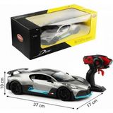 Farbu Oyuncak Kumandalı Şarjlı Işıklı Full Fonksiyon Bugatti Divo Oyuncak Araba - Gri