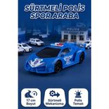 Farbu Oyuncak Lamborghini Aventador Sürtmeli Polis Spor Araba - 17 cm - Oyuncak Spor Polis Arabası - 20 cm