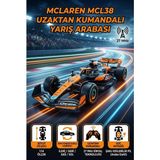 Farbu Oyuncak McLaren MLC Şarjlı 2.4 GHz Uzaktan Kumandalı Işıklı 1:14 Ölçekli F1 Yarış Arabası - Renkli