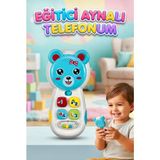Farbu Oyuncak Müzikli Telefon,oyuncak Müzikli Işıklı Aynalı Telefon - Mavi
