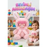 Farbu Oyuncak Nansi Peluş Figür Bebek - Çocuklar Için Tavşan Kostümlü 17 cm Uyku Arkadaşı Oyuncak Bebek - Çok Renkli