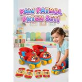 Farbu Oyuncak Paw Patrol Paten Seti - Ayarlanabilir 4 Tekerlekli Paten ve Koruyucu Ekipman 22-29 Numara - Turuncu
