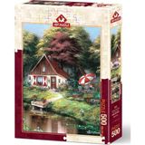Farbu Oyuncak Pazar Kahvaltısı 500 Parça Puzzle 5078 - Çok Renkli