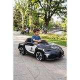 Farbu Oyuncak Polis Style 4x2 12V Akülü Uzaktan Kumandalı Emniyet Kemerli 4x Süspansiyonlu Çocuk Akülü Araba - Siyah
