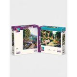 Farbu Oyuncak Renkli Yol ve Botanik Bahçesi Ikili Set - 1000 + 500 Parça Ikili Puzzle Seti