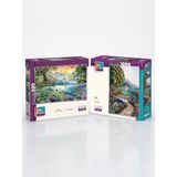 Farbu Oyuncak Renkli Yol ve Hayvanlar Alemi Ikili Set - 1000 + 500 Parça Ikili Puzzle Seti