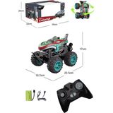 Farbu Oyuncak Şarjlı Kumandalı 360 Derece Dönebilen Duman Atan Off-Road Aracı Oyuncak Araba - Mavi
