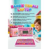 Farbu Oyuncak Sesli 100 Fonksiyonlu Barbie Temalı Fareli Türkçe ve Ingilizce Destekli Eğitici Oyuncak Laptop - Barbie Temalı 100 Fonksiyonlu Eğitici Laptop ve Fare