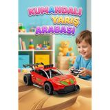 Farbu Oyuncak Super Speed Racing 1:20 Ölçekli Şarjlı Uzaktan Kumandalı Araba - 4 Kanallı Yarış Arabası - Kırmızı