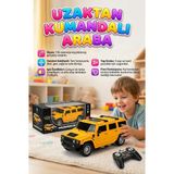 Farbu Oyuncak Uzaktan Kumandalı 7 Fonksiyonlu Işıklı Tepe Lambalı 1:16 Ölçek Hummer Suv Oyuncak Arazi Arabası - 29 cm
