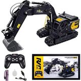 Farbu Oyuncak Uzaktan Kumandalı Full Fonksiyon Hareketli Excavator 2.4ghz Iş Makinesi Oyuncak Ekskavatör - Renkli