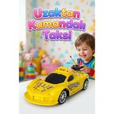 Farbu Oyuncak Uzaktan Kumandalı Hızlı Taksi - 1:20 Ölçekli 4 Fonksiyonlu 27 MHz Kumandalı Oyuncak Araba - Sarı