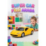Farbu Oyuncak Uzaktan Kumandalı Süper Araba 1:18 Ölçekli 4 Fonksiyonlu Radyo Kontrol Sistemli Oyuncak Araba - Sarı