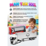 Farbu Oyuncak Welly 1:32 Ölçekli Lisanslı Orjinal Man Tgx Xxl Dorseli Koleksiyonluk Model Oyuncak Tır - Beyaz - Gri