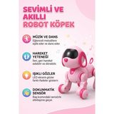 Farbu Oyuncak Zeki Köpek Akrobat Robot Köpek Uzaktan Kumandalı Sesli ve Işıklı Etkileşimli Yavru Robot Köpek - Renkli