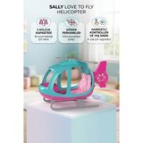 Farbu Sally Love To Fly 45 cm 2 Kişilik Oyuncak Helikopter Hareketli Pervane ve Direksiyon Mekanizmalı