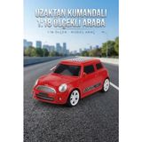 Farbu Uzaktan Kumandalı Mini Cooper 1:18 Ölçekli Oyuncak Spor Yarış Arabası - Kırmızı