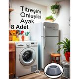 Farchel 8 Adet Beyaz Eşya Ayağı Altlığı Çamaşır Bulaşık Makinası Buzdolabı Yükseltici ve Titreşim Önleyici - Çamaşır Makinesi