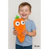 farddad Havuç Peluş Yastık 35 CM | Havuç Peluş Oyuncak | Meyve Peluş