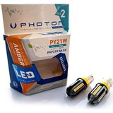 Fardoktoru P21W Tek Duy Turuncu LED Oto Ampul Photon PH7219NAEX