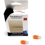 Fardoktoru WY5W Oto Çamurluk Ayna Sinyal Ampulü 12V T10 Tip Photon PH5715A 2 Adet