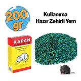 Fare Haşere Böcek Sıçan Yemi Zehir Buğday 200 Gr Hazır Zehirli Yem 1 Adet