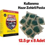 Fare Haşere Böcek Sıçan Zehiri Katı Pasta 100 Gr Hazır Zehirli Katı Yiyecek 1 Adet