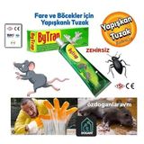 Fare Haşere Böcek Tuzağı Kapanı Yakalama Yapışkanı Tüpü Zehirsiz