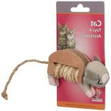 Fare Şekilli Peluş Kedi Oyuncağı, 10 x 6 cm Boyutunda