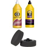 Farecla G3 Pasta 1 Litre + G3 Wax Cila 1 Litre+ 1 Adet Aplikatörlü Sünger