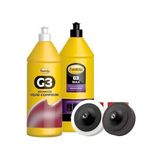 Farecla G3 Pasta 1 Lt + G3 Wax Cila 1 Lt (2 Adet Sünger - 1 Adet Cila - 1 Adet Pasta) Araç İçi ve Dış Temizlik İçin Profesyonel Sonuç