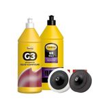 Farecla G3 Pasta 1 Lt + G3 Wax Cila 1 Lt (2 Adet Sünger - 1 Adet Cila - 1 Adet Pasta)
