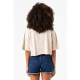 Fargo Ralph's Corner Diner Bej Kadın Crop Tshirt