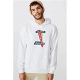 Fargo Ralph's Corner Diner Beyaz Erkek 3İp Kapşonlu Sweatshirt