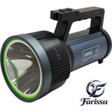 farissu Dat DT-8603T 150W 15.000 Lümen 1 Km Menzilli Profesyonel Şarjlı Projektör El Feneri ve Powerbank - 1 ADET
