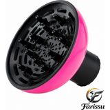 farissu Evrensel Saç Kurutma Makinesi Difüzör Başlığı 4.5-4.9 cm Bukle Belirginleştirici - Siyah