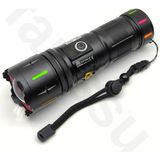 farissu Gold Ka Ma GK9589 Lazer Silindir El Feneri - 10000 Lümen, 2200 Metre Menzil, Powerbank Özellikli - Siyah - 100 W