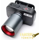 farissu Gold Kama GK700 30W 3000 Lümen LED Kafa Feneri | Type-C Şarjlı | 3 Modlu | 9 Saat | 140 gr - 1 adet - Siyah