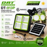 farissu Güneş Enerjili Aydınlatma Sistemi | 3600 Mah Batarya, 5 Farklı Işık Modu Kamp Lambası - 1 ADET