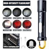 farissu OR-723 Şarjlı Balıkçı Feneri | 3000 Lümen | Type-C Girişli | 50-70W | Çok Fonksiyonlu LED El Feneri