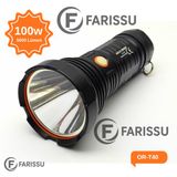 Farissu OR-T40 100W 5000 Lümen Şarj Edilebilir LED El Feneri - Yüksek Performans ve Uzun Çalışma Süresi