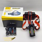 Farissu Q-MAX PS-T62 3000 Lümen Kafa Lambası – 3×18650 Pil Dahil 11400 mAh – Powerbank Özellikli