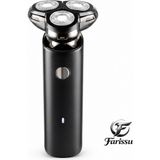 farissu RQ-1880 Döner Başlıklı Islak Kuru Şarjlı Tıraş Makinesi – Sinekkaydı Saç, Sakal ve Yanak Tıraş Aleti