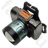 farissu RT-141 20W 2000 Lümen Şarjlı Sensörlü Zoomlu Profesyonel Kafa Feneri 16 Saat Çalışma - 1 ad - Siyah