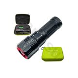 farissu SM-313 50W 5000 Lümen Profesyonel Şarjlı El Feneri - 1.5 KM Menzilli & 7200 mAh Güçlü Batarya Seti