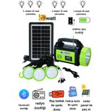 Farissu Solar Şarjlı Kamp ve Acil Durum Lambası – Radyo, Bluetooth, Müzik Çalar aydınlatma seti