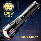 Farissu Süper Güçlü Beyaz Lazer Zoom El Feneri - Gold Orion OR-802