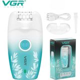 Farissu Vgr V-738 Profesyonel Kadın Epilatörü – LED Işıklı, 18 Cımbızlı, 2 Hız Ayarlı ve USB Şarjlı Kablosuz - Çok Renkli